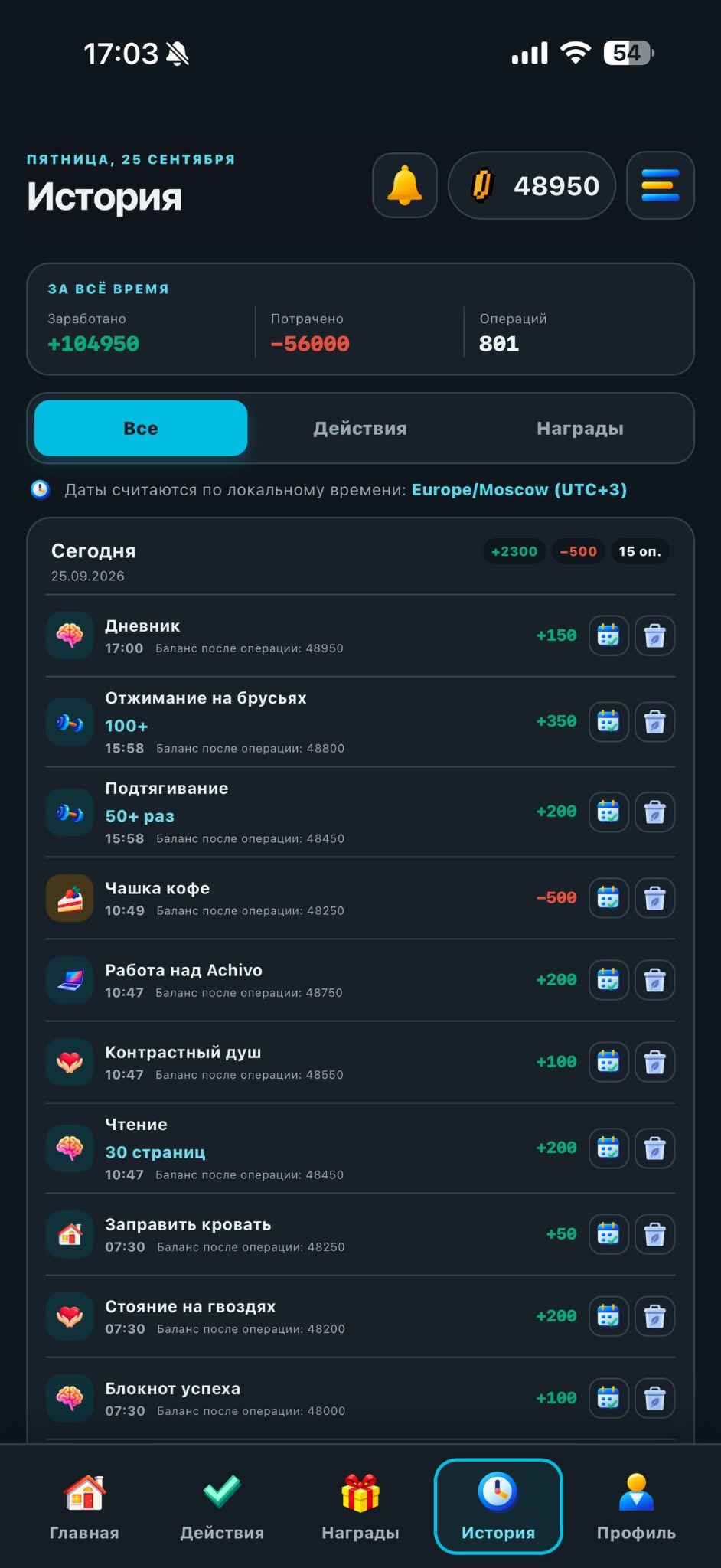 Achivo — История